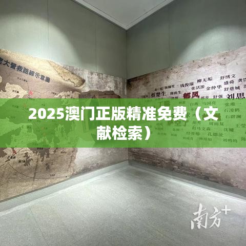 2025澳门正版精准免费（文献检索）
