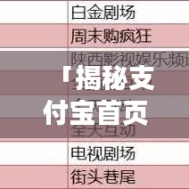 「揭秘支付宝首页升级，全新功能与特点一网打尽！」