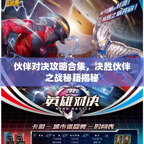 伙伴对决攻略合集，决胜伙伴之战秘籍揭秘