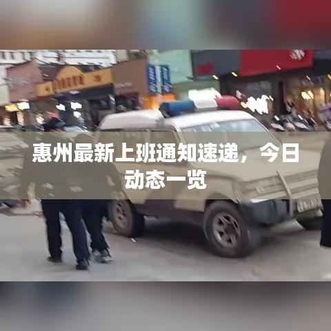 惠州最新上班通知速递，今日动态一览