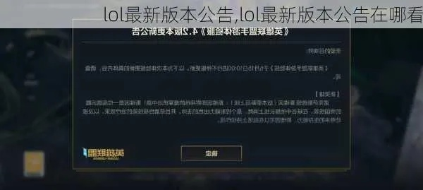 lol新版本掉线,调整计划执行细节|精简版_v2.507